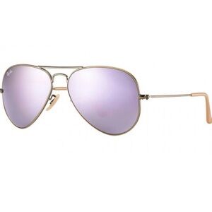 Ray-Ban lilac mirror aviator sunglasses